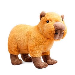 ZHONGXIN MADE Capybara Stuffed Animals - Lifelike 16” Capybara Plush Toy, Realistic Rodent Animals Capybara Stuffed Soft Toys, Unique Plushie Toys Model Dolls Collection for Kids