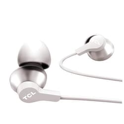 TCL Elit100 in-Ear Earbuds Hi-Res Wired Noise Isolating Headphones with Built-in Mic – Cement Gray