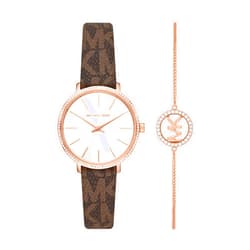 Michael Kors Pyper Mini Women's Watch, Stainless Steel Watch for Women with Steel, Leather, or Silicone Band