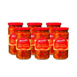 Mezzetta Bell Pepper Zesty Relish | Medium Heat | 12 Fluid Ounce Jar (Pack of 6)