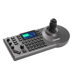 Chameye PTZ controller PoE 4D Joystick PTZ Camera Controller with LCD Screen for PTZ Camera PTZ Network Keyboard E300