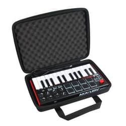 Hermitshell Hard Travel Case for Akai Professional MPK Mini MKII 25-Key Portable USB MIDI Keyboard (Black)