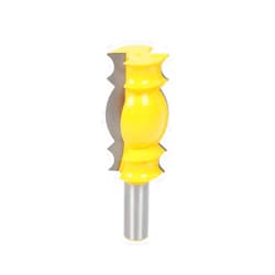 MMDSG Crown Molding Router Bit, 1/2 Inch Shank Handrail Milling Cutter, Tungsten Carbide Architectural Molding Woodworking Tools