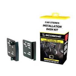 Scosche CR1291B Double DIN Radio Install Dash Kit Compatible with Select 2007-19 Chrysler, Dodge, Jeep, Mitsubishi and VW Vehicles - Car Stereo Install Kit - See Fit Guide in Images to Verify Vehicle