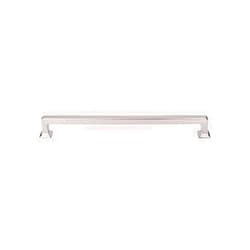 Top_Knobs Ascendra Pull Color Brushed Satin Nickel 5 1/16” Length Transcend Coll Contemporary Transitional Bar Handle Decorative Kitchen Bath Cabinet Hardware Dresser Bathroom Metal Interior Home