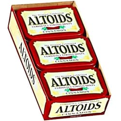 Altoids Curiously Strong Mints, Cinnamon, 12 Tins, 1 case