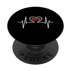 Echo Tech Echocardiographer RDCS Design Echo Tech Echocardiographer RDCS Cardiac Sonographer Design PopSockets PopGrip: Swappable Grip for Phones & Tablets