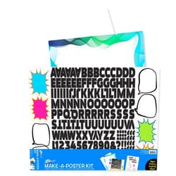 Royal Brites Make-A-Poster Kit by Royal Brites – 22″x28″ – Includes 2 Poster Boards, 137 Repositionable Letters, 24 Symbols and Emojis – DIY Custom Banner & Science Fair Display Kit – Easy to Customize