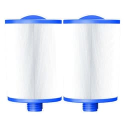 Beckacher 6CH-940 Spa Filter Cartridge Replacement for Unicel, Pleatco PWW50P3, Filbur FC-0359, Aber 03FIL1400, Waterway 817-0050 Front Access Skimmer, Viking Pool Hot Tub Filter Screw SAE Thread Filter 2 Pack