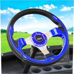 Roykaw Golf Cart Universal Steering Wheel Compatible with EZGO RXV TXT, Club Car DS Precedent Tempo, Yamaha G29 Drive Drive 2,Universal Design for Most Golf Cart