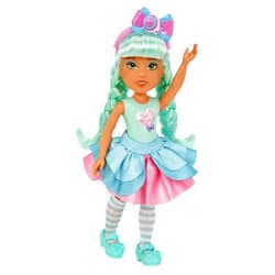 MGA Entertainment DreamBella Little Princess Doll, Scratch 'N Sniff Tag, Long Teal Hair, Cotton Candy Headband, Fashion Accessories, Gift for 3-8 Years