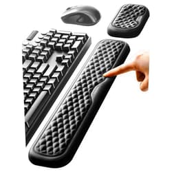 Vaydeer Wrist Rest for Keyboard and Mouse, Computer Ergonomic Wrist Support Pad, Soft Memory Foam Arm Cushion for Desk, Palm Hand Office Laptop Typing