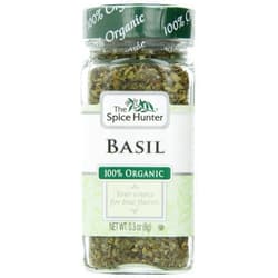 Spice Hunter Spices, Organic Basil, 0.3 Ounce (Pack of 6)