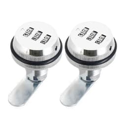 Leadigol 2 Pack Cabinet Locks,Cabinet Cam Lock Password Lock Code Post Security Cabinet Cam Lock Cabinet Locks for Cabinet Mail Box 3 Digit Combination Door Safe Hardware
