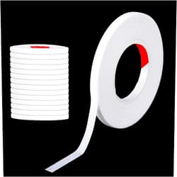 Trinkrittey 15 Rolls Lash Tape Eyelash Extension Tape Micropore Breathable Eyelash Tape Adhesive Eyelash Tape Lash Tape for Eyelash Extensions to Secure Eye Patches and Lift Eyelid(0.16in)