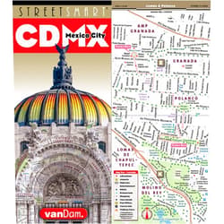 Spanish Edition by Stephan Van Dam (Author, Editor, Illustrator), editor illustrator (Author) StreetSmart Mexico City Map by VanDam – Laminated City Center Street Map of CDMX w/all Attractions, Pre-hispanic Sites, Museums, Hotels, Restaurants, ... 2025 Edition (English and Spanish Edition)