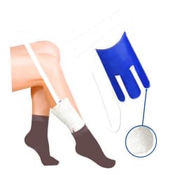 Skil-Care Easy-On Sock Aid Device for Seniors, Flexible Sock Helper for Seniors with Grip Handles, Sock Assistant Device No Bending, Socks Aide for Limited Mobility, 810106
