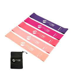 Limm Fittest Pro by Limm Resistance Bands for Legs and Butt, Fabric Exercise Loop Bands Yoga, Pilates, Rehab, Fitness and Home Workout, Strength Bands for Booty