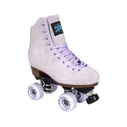 Sure-Grip Boardwalk Unisex Outdoor Roller Skates - Retro Boots with Suede Leather & Rubber - ABEC 3 Bearings & Aluminum Trucks - Boardwalk 82A Outdoor Wheels