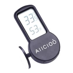Aiicioo Reptile Thermometer and Humidity Gauge for Reptile Heat Pad- Digital Terrarium Thermometer Hygrometer for Reptile Tank Temperature Gauge for Turtle Tortoise Lizard Snake Frog Tank Accessories