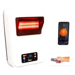 Dr Infrared Heater Infrared Heater with WiFi - Wall Heater - Electric Heaters for Indoor Use, Bedroom, Small Room,- Energy Saving 1500 Watt PTC Quartz Heater - Wall Mounted Radiant Heater