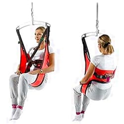 FSUHHIAD Fushida Lift Sling,Commode Patient Lift Slings Medical Transfer Sling for Patients Shower Bath,Large Toileting Sling,Lift Sling for Elderly Bariatric,Divided U Slings Fit Invacare/H Lift,XL