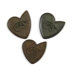 Dragon's Heart Guitar Picks Variety Pack (3) - Pure, Hardened, and Original | 2.5 mm Thick