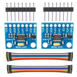 WWZMDiB 2Pcs GY-291 ADXL345 Digital 3-Axis Acceleration of Gravity Tilt Module IIC/SPI Transmission for Arduino