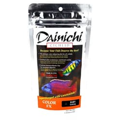 Dainichi Cichlid Food - Color FX (8.8 oz), Baby (1 mm) Sinking Pellet