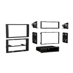 Metra Electronics 99-5824B Single/Double DIN Dash Installation Kit for 2010-Up Ford Transit Vehicles (Black, Charcoal and Silver)