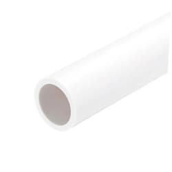 MECCANIXITY PVC Rigid Round Pipe 19.4mm(3/4 inch) ID 25mm(1 inch) OD 350mm White High Impact for Water Pipe Crafts Cable Sleeve