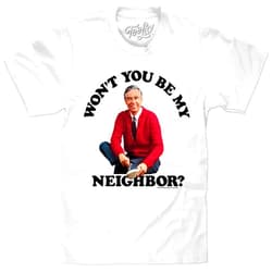 Tee Luv Men's Mr Rogers T-Shirt - Won't You Be My Neighbor Mister Rogers Shirt