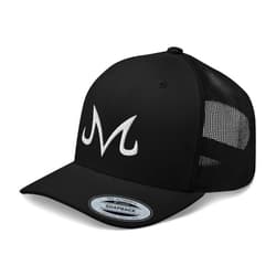 RIVEMUG Majin Buu Anime Trucker Hat Mid Crown Curved Bill Adjustable Cap