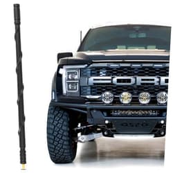 KSaAuto Ford Truck Replacement Antenna, 13 Inch Flexible Rubber, Black, Fits Ford F150 2009-2025, F250 F350 2017-2025, Bronco 2021-2025, AM/FM Reception