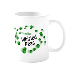 CafePress Visualize Whirled Peas Mug 11 oz (325 ml) Ceramic Coffee Mug