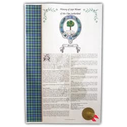 Mr Sweets Houson Scottish Clan & Sept 11x17 History Print - Tartan, Buckle, Crest, Last Name Surname Meaning, Genealogy, Family Tree Research Aid, Roots, Ancestry, Ancestors and Namesakes