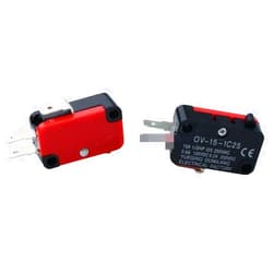 AHLOKI Limit Switch 5Pcs Safety Micro Limit Switch V-15-1C25 Roller Lever Snap Action 250V 16A S018Y