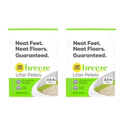 Purina Litter Tidy Cat Breeze Pellets, 3.5 lb, 2 Packs, Limited Edition