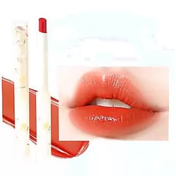 WAGA Flower Honey Jelly Lipstick,Natural Hydrating Shimmery Lip Gloss, Moisturizing Long-lasting Lip Gloss, Diamond Transparent Shimmer Hydrating Waterproof Lip Gloss 0.6g 801 # slightly sweet loquat