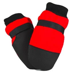 Muttluks, Hott Doggers Dog Boots with Non-Skid Vinyl Soles for Indoor or Outdoor Use - 4 Boots