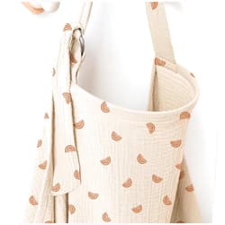 MairMore Muslin Nursing Covers for Breastfeeding, Privacy Breast Feeding Cover with Arch Neckline for Mom and Baby, Breathable 100% Cotton Nursing Apron Multi-use Stroller Cover