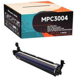LVVS MPC3004 Drum Unit Compatible with Ricoh MP C3004 C3004ex C3504 C3504ex C4504 C4504ex C501SP C6004 C6004ex Printers, High Yield 410000 Pages, Includes Chip, Color Reproduction (1 Pack Black)