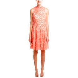 ERIN erin fetherston Women's Poise Dress, Coral, 2