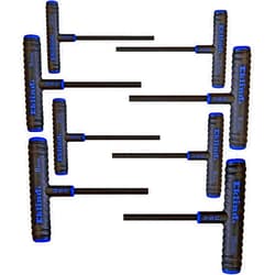 Eklind Tool 64608 Power-T Handle Hex Key allen wrench - 8pc set Metric MM sizes 2-10 (6In shaft)