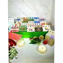 Huneybrand Handmade Christmas Candle Advent Calendar