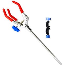 SUCOHANS Lab Clamp 3 Prong Finger with Lab Stand Clamp Holder Boss Head