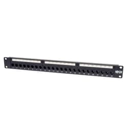 Tripp Lite 24-Port 1U Rackmount Cat5e Feedthrough Patch Panel, RJ45 Ethernet(N054-024)