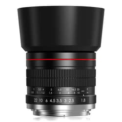 Lightdow E 85mm F1.8 Portrait Lens - Medium Telephoto Manual Focus Lens for Sony E-Mount Mirrorless Cameras Alpha A9 A7R A7S A7 A6500 A6400 A6300 A6000 A5100 A5000 NEX-7 NEX-6 NEX-5T NEX-5R