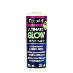 DecoArt Americana Ultimate Glow, Premium Glow in the Dark Paint 8 oz.