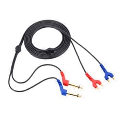 Agatige Audiometer Headest Cable Wire with Both 3.5mm Plug, Earphone Cable Ear Replacement Cable for Headphone Air Conduction Audiometer Hearing Tester